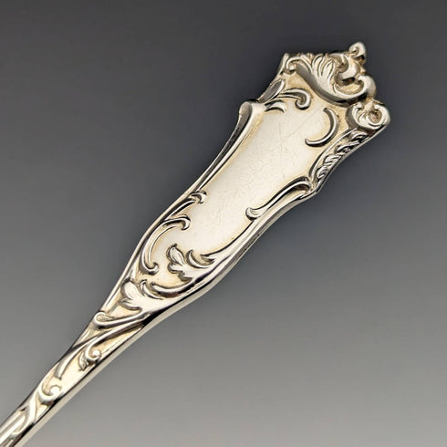 1903 British antique sterling silver teaspoon set of 6 Joseph Rodgers case